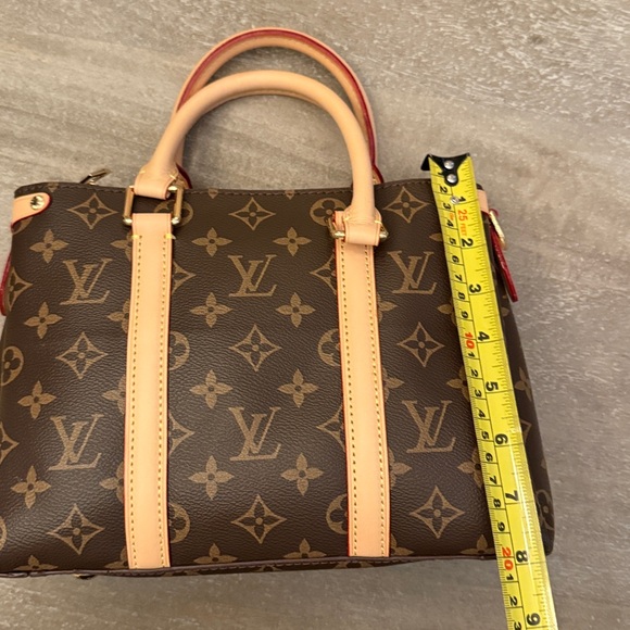 Brown and Tan Designer Tote Bag - Picture 7 of 8